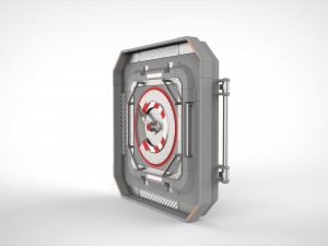 Sci fi hatch 3 3D Модель