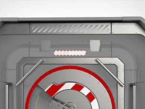 Escotilha de fic&ccedil;&atilde;o cient&iacute;fica 3 Modelo 3D