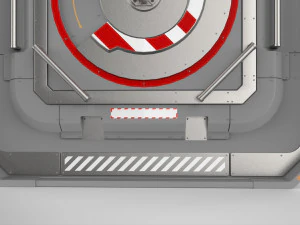 Escotilha de fic&ccedil;&atilde;o cient&iacute;fica 3 Modelo 3D