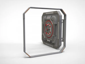 Escotilha de fic&ccedil;&atilde;o cient&iacute;fica 3 Modelo 3D
