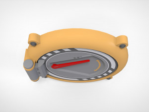 Sci fi hatch 3 3D Модель