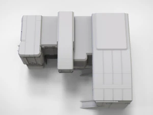 Architettura fantascientifica di Halo Modello 3D