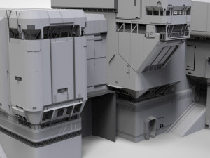 Halo sci-fi architecture Modello 3D