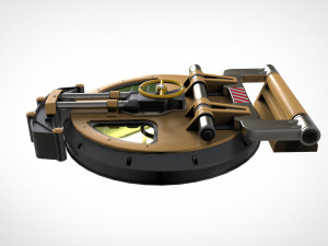 Sci fi hatch 1 Model 3D