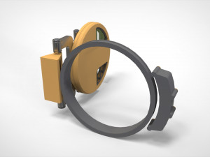 Sci fi hatch 1 Model 3D