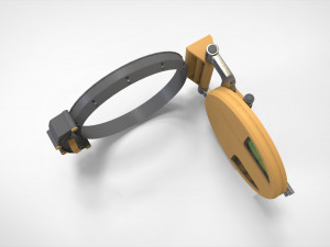 Sci fi hatch 1 Model 3D