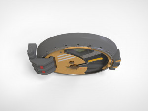 Sci fi hatch 1 Model 3D
