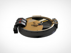Sci fi hatch 1 Model 3D