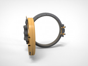 Sci fi hatch 1 Model 3D