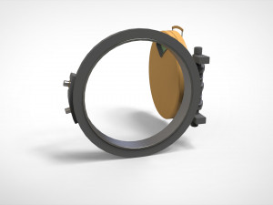 Sci fi hatch 1 Model 3D