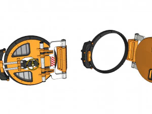 Sci fi hatch 1 3D Model
