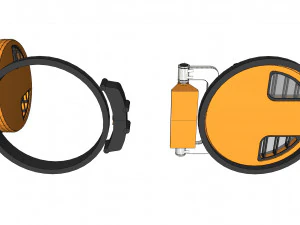 Sci fi hatch 1 3D Model