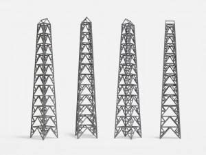 Sci fi Mast 7 3D Model