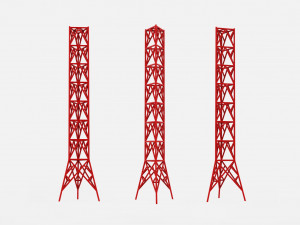 Sci fi Mast 7 3D Model