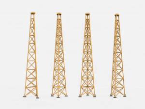 Sci fi Mast 7 3D Model