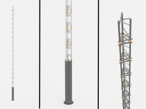 Sci fi Mast 7 3D Model