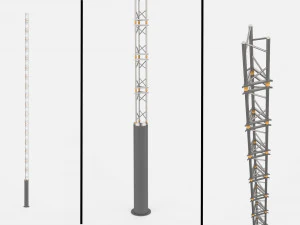 Sci fi Mast 7 3D Model
