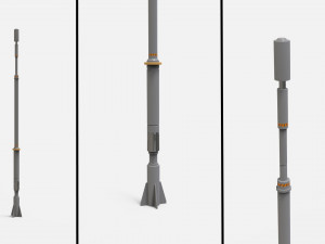 Sci fi Mast 7 3D Model