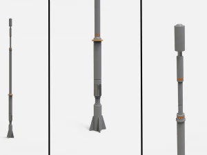 Sci fi Mast 7 3D Model