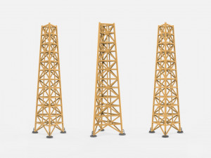 Sci fi Mast 7 3D Model