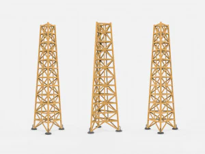 Sci fi Mast 7 3D Model