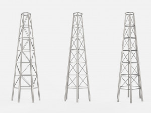 Sci fi Mast 7 3D Model