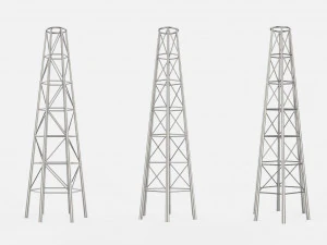 Sci fi Mast 7 3D Model