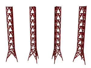 Sci fi Mast 7 3D Model