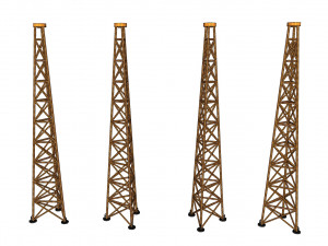Sci fi Mast 7 3D Model