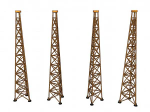 Sci fi Mast 7 3D Model