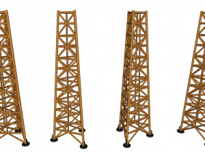 Sci fi Mast 7 3D Model