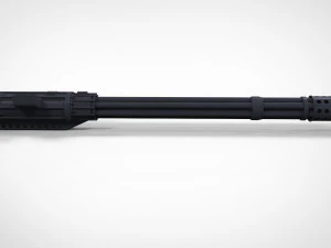 minigatling Modelo 3D