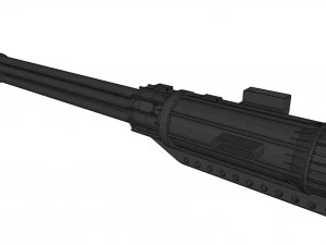 minigatling Modelo 3D