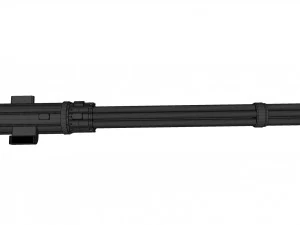 minigatling Modelo 3D