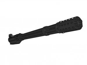 minigatling Modelo 3D