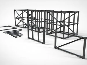 Metal truss 1 3D Model