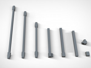Metal truss 1 Model 3D
