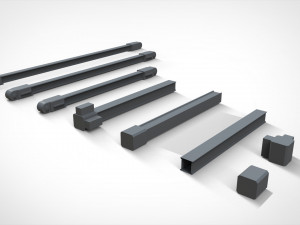 Metal truss 1 Model 3D