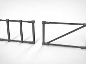 Metal truss 1 Model 3D
