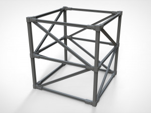 Metal truss 1 Model 3D