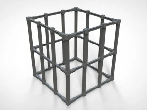 Metal truss 1 3D Model
