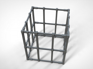 Metal truss 1 Model 3D