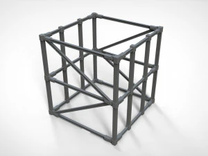 Metal truss 1 3D Model