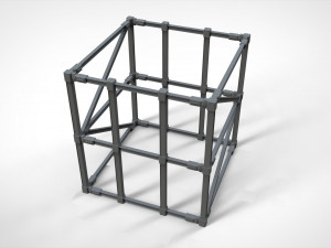 Metal truss 1 Model 3D