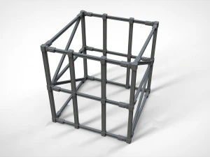 Metal truss 1 3D Model