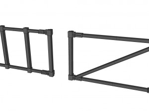 Metal truss 1 Model 3D