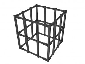 Metal truss 1 Model 3D
