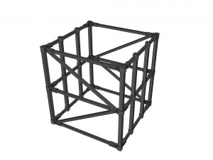 Metal truss 1 Model 3D