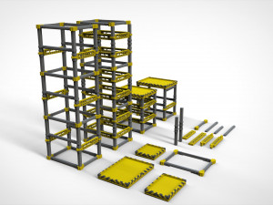 Metal truss 2 3D Model