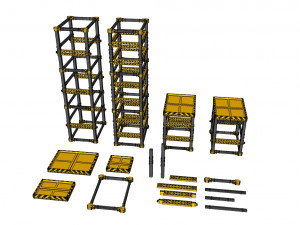 Metal truss 2 3D Model